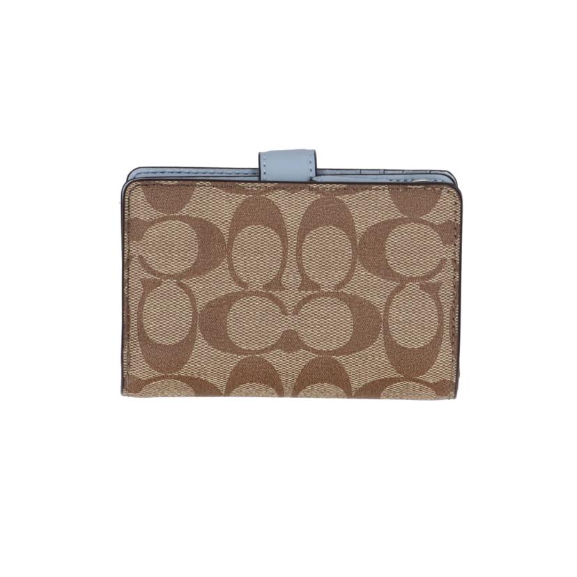 COACH/シグネチャーミディアムコーナージップウォレット/F23553//K19**/Aランク/22