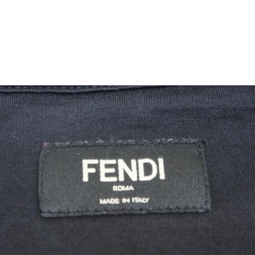 FENDI フェンディ/FFフェルトロゴTシャツブラック//ABランク/92