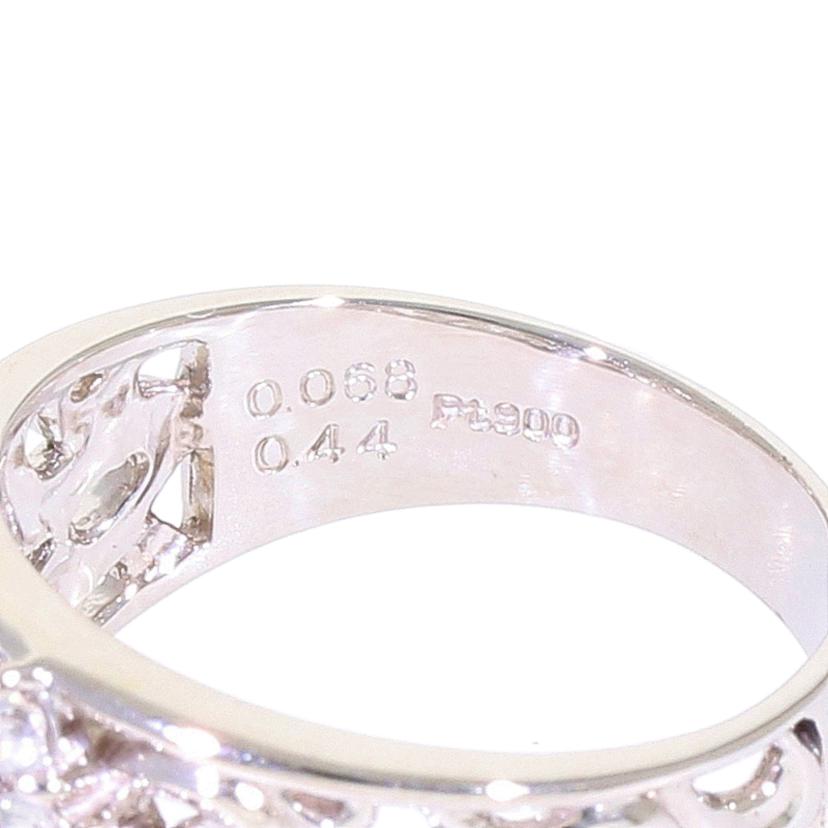 / ◎Pt900ピンクダイヤリング0.068/0.44ct ソ//Aランク/59