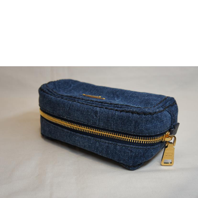 PRADA プラダ/デニム地ポーチ/1N0175//42/Aランク/92