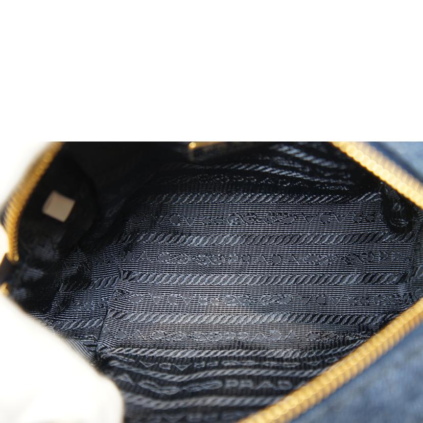 PRADA プラダ/デニム地ポーチ/1N0175//42/Aランク/92