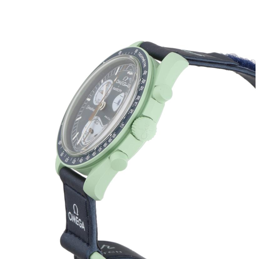 OMEGA×swatch オメガ×スウォッチ/ムーンスウォッチ/MISSION ON EARTH/クオーツ/SO33G100//Aランク/94