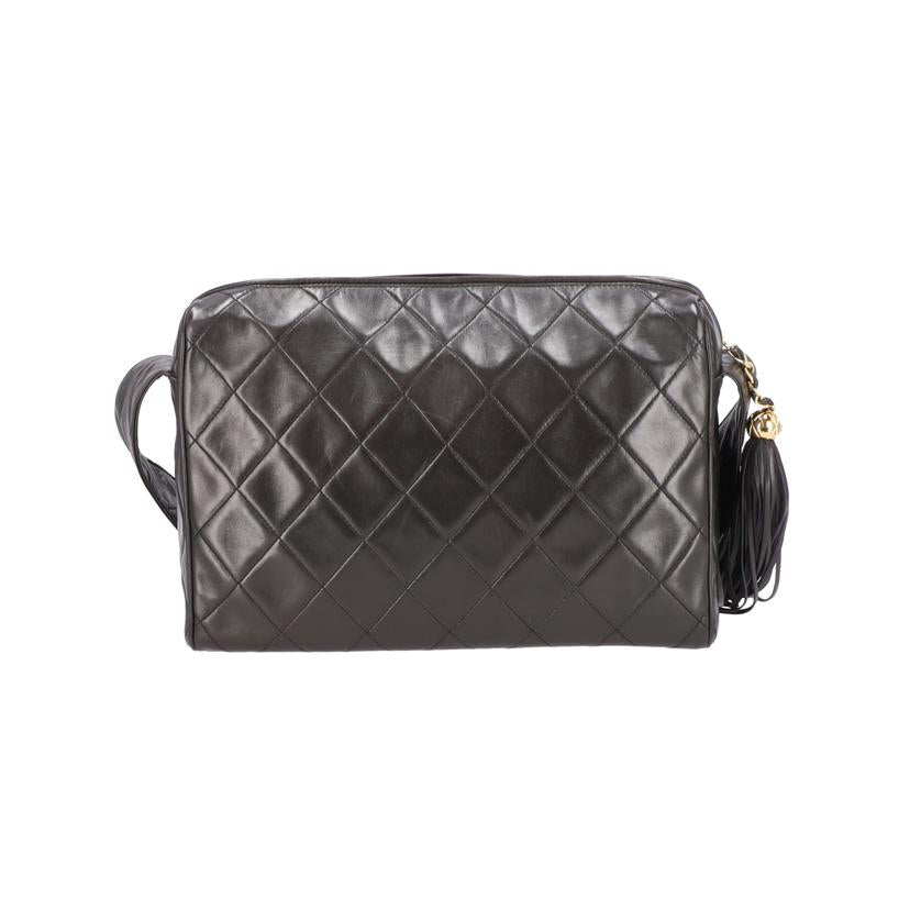 CHANEL シャネル/ラムスキンマトラッセショルダ-//317****/Bランク/93