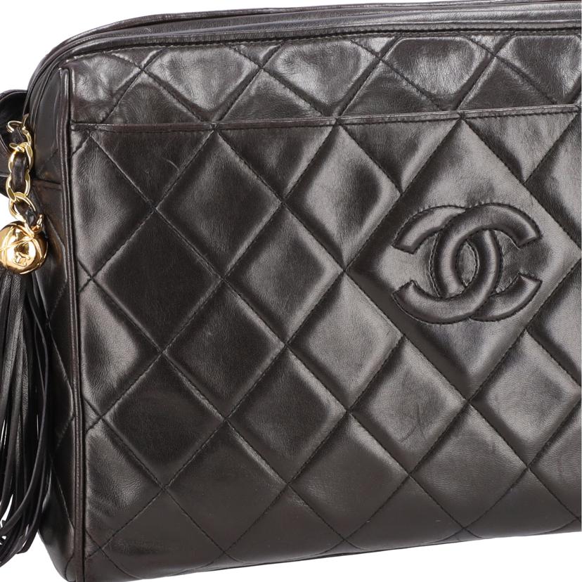 CHANEL シャネル/ラムスキンマトラッセショルダ-//317****/Bランク/93