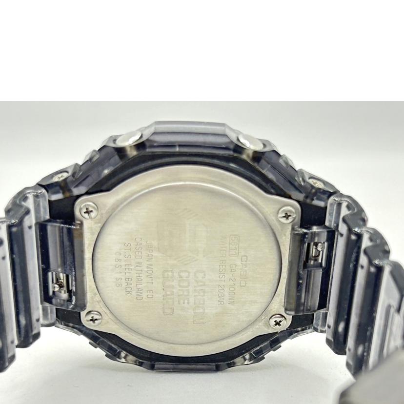 CASIO カシオ/G-SHOCK/アナデジ/スケルトンベルト/クォーツ/GA-2100NN-1ADR//ABランク/75