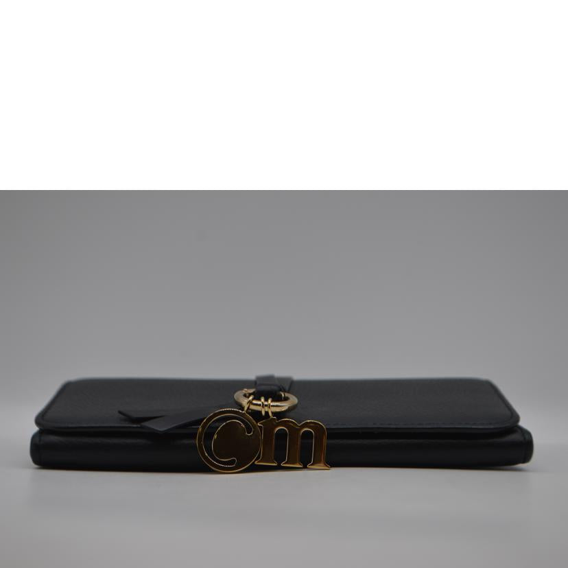 Chlo クロエ/アルファベットフラップレザー長財布/ノワール/CHC21WP942 F57 001//04-21-60-65/ABランク/89
