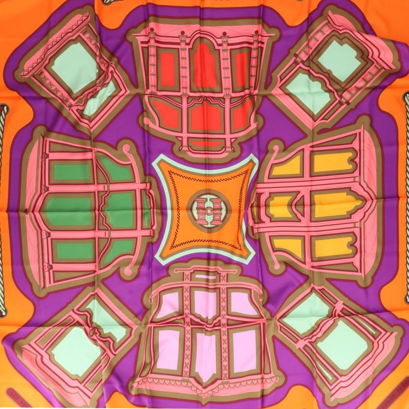 HERMES エルメス/カレ140/LES BERLINES//Aランク/93