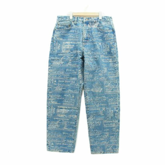 Supreme シュプリーム/Supreme Check Embroidered Jean//Aランク/78