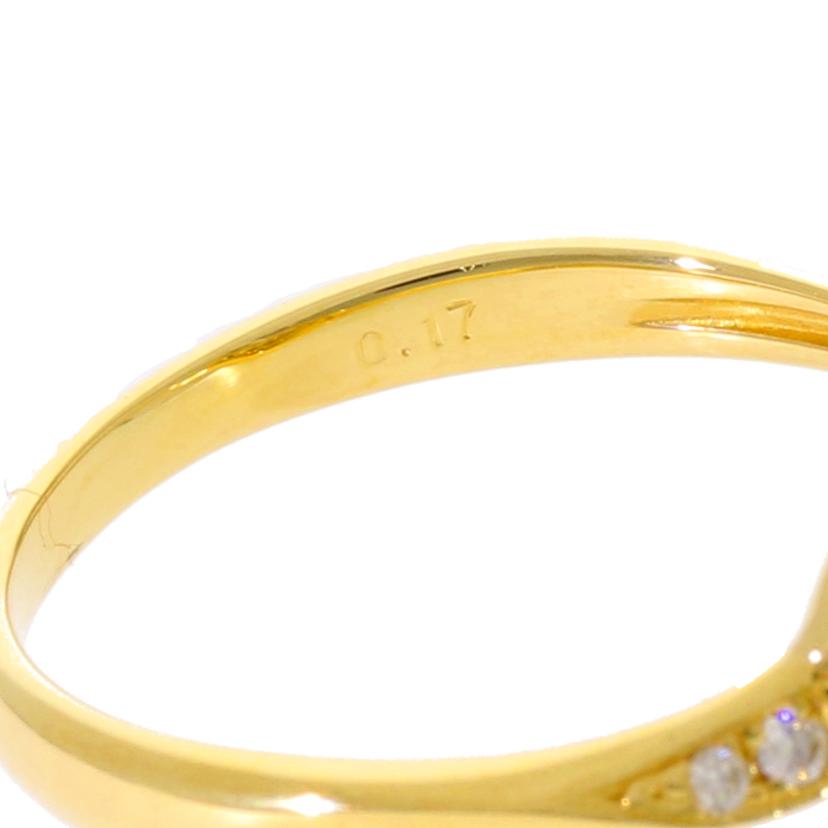 / K18ダイヤリング0.17ct//Aランク/76