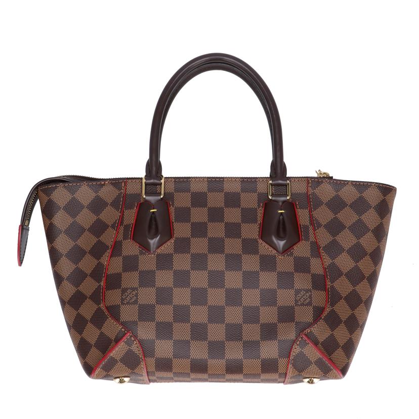 LOUIS VUITTON ルイヴィトン ルイ・ヴィトン ビトン ダミエ・エベヌ 市松模様 ブラウン 茶 2wayバッグ ショルダーバッグ ハンドバッグ トートバッグ ブラウン メンズ レディース 定番 人気 LV 斜め掛け 肩がけ/カイサ・トートPM/ダミエ/エベヌ・スリーズ /N41551//FL0***/Aランク/91
