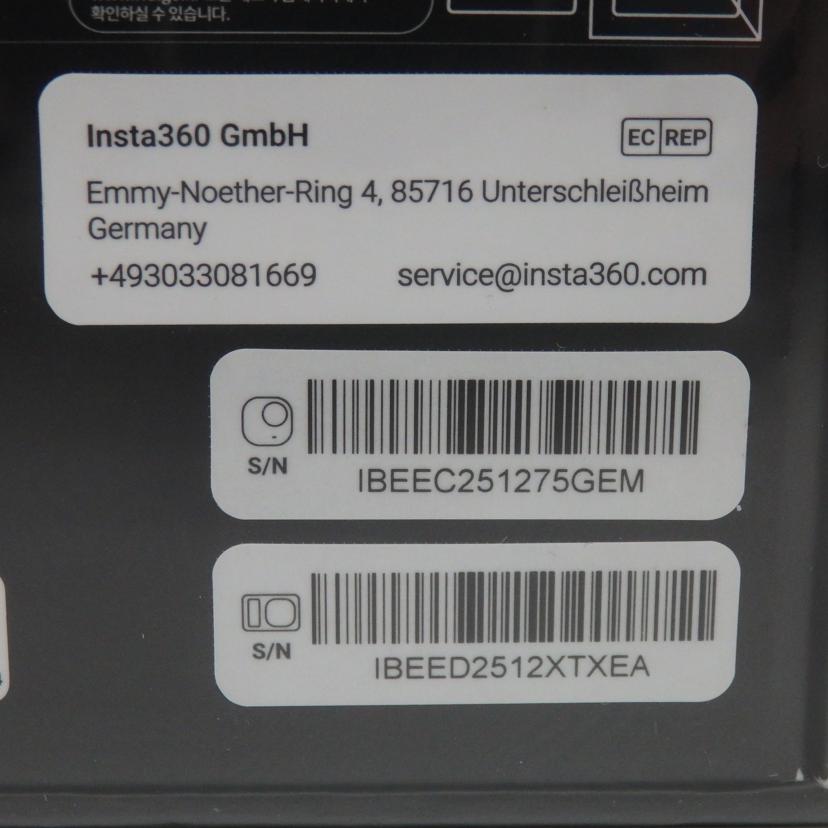 insta360/アクションカメラ/Go Ultra CINSBBEA//IBEEC251275GEM/Sランク/25