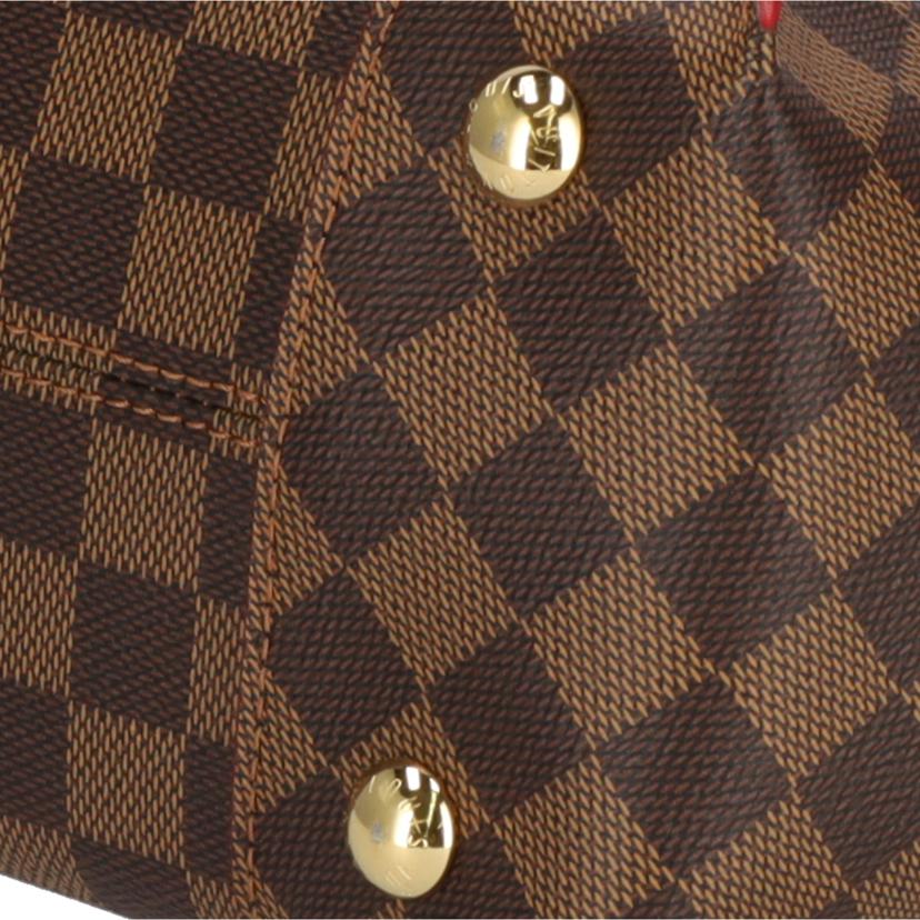 LOUIS VUITTON ルイヴィトン ルイ・ヴィトン ビトン ダミエ・エベヌ 市松模様 ブラウン 茶 2wayバッグ ショルダーバッグ ハンドバッグ トートバッグ ブラウン メンズ レディース 定番 人気 LV 斜め掛け 肩がけ/カイサ・トートPM/ダミエ/エベヌ・スリーズ /N41551//FL0***/Aランク/91