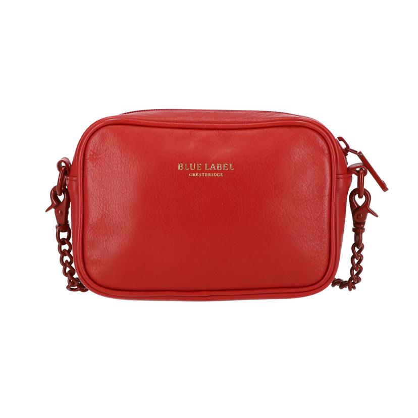 BLUE LABEL CRESTBRIDGE ブルーレーベルクレストブリッジ/レザーミニショルダーバッグ/レッド//ABランク/18