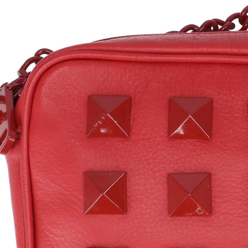 BLUE LABEL CRESTBRIDGE ブルーレーベルクレストブリッジ/レザーミニショルダーバッグ/レッド//ABランク/18