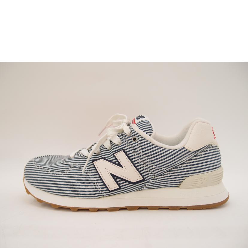 newbalance ニューバランス/ML574YLHブルーストライプ/ML574YLH//Sランク/69
