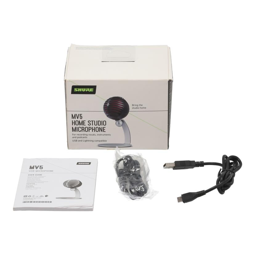 SHURE シュア /コンデンサーマイク/MV5-B-DIG-A//3AK15243144/Bランク/82