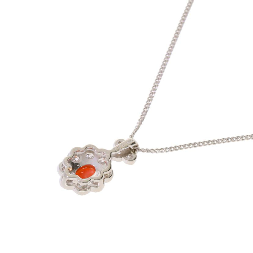 /◎Pt900/850コンクパールダイヤネックレス0.58/D0.62ct ソ//Aランク/59