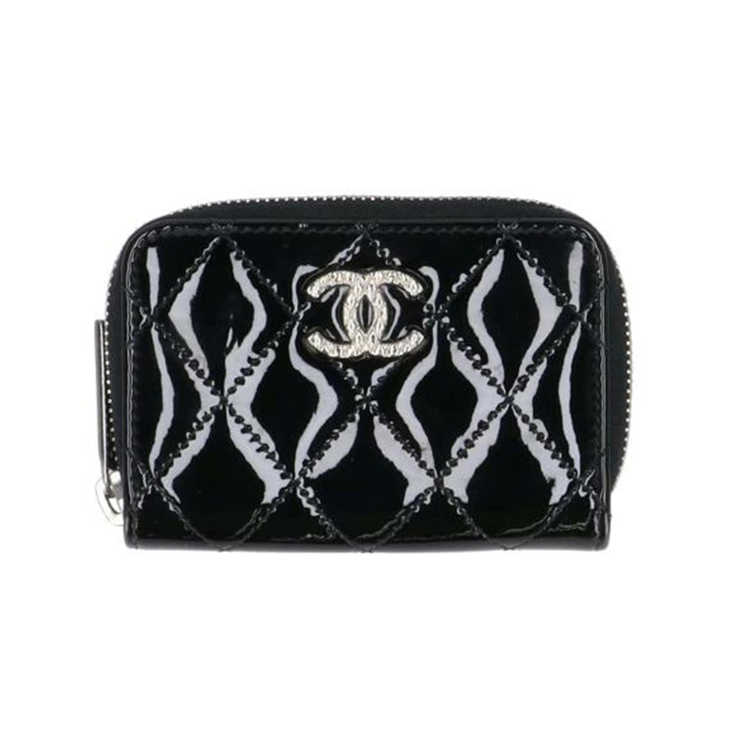 CHANEL シャネル/ブリリアントマトラッセ/エナメルレザー/コインケース/ブラック//227*****/ABランク/18