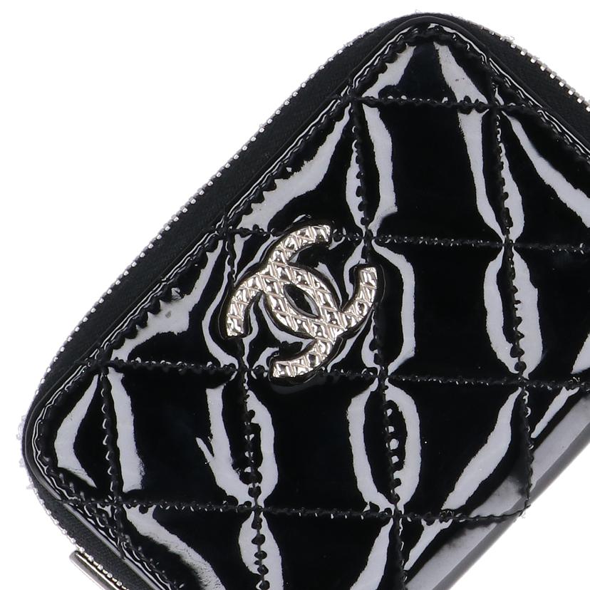 CHANEL シャネル/ブリリアントマトラッセ/エナメルレザー/コインケース/ブラック//227*****/ABランク/18