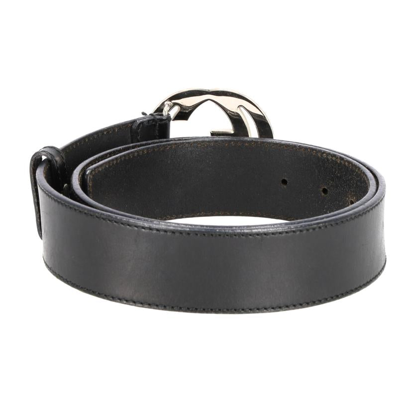 GUCCI グッチ/インターロッキング レザーベルト 90cm/114984//502***/ABランク/70
