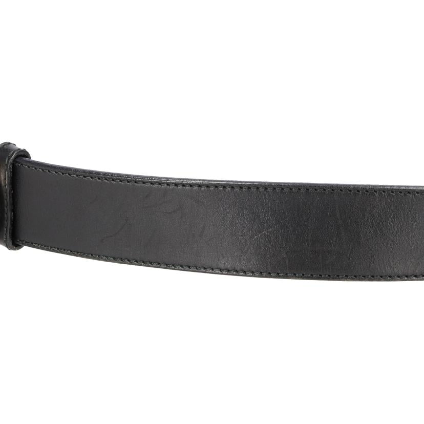 GUCCI グッチ/インターロッキング レザーベルト 90cm/114984//502***/ABランク/70