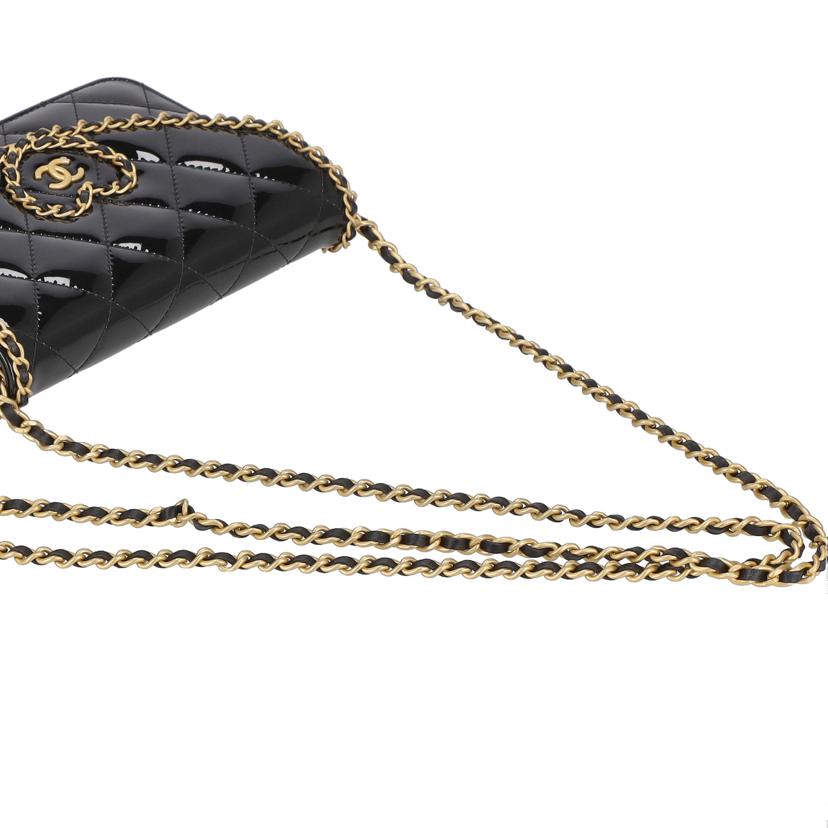 CHANEL シャネル/マトラッセパテントハートチェーンショルダー/エナメル/AP4900//CP4*****/Aランク/75