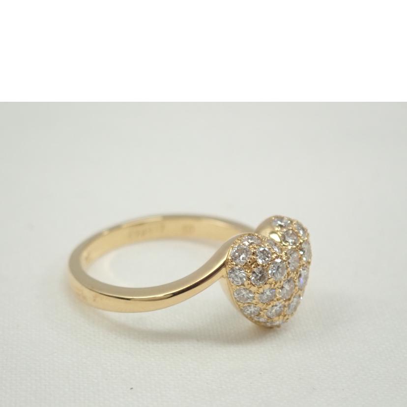 Cartier/ハートパヴェリング #10//Aランク/62