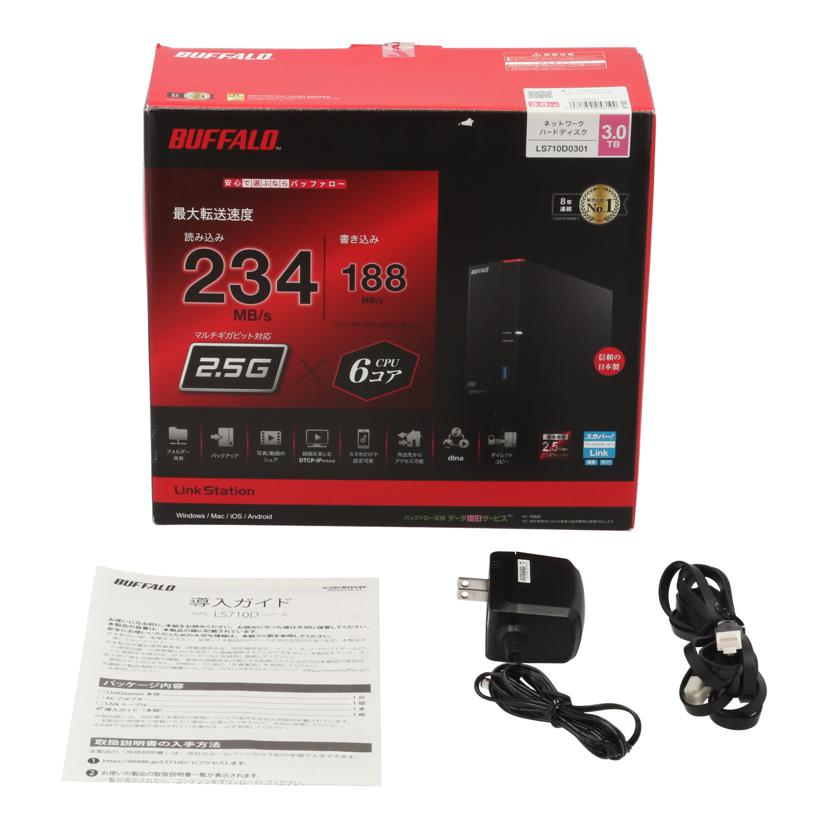 BUFFALO バッファロー /ネットワーク対応HDD(NAS) 3.0TB/LinkStation/LS710D0301//10581920600169/Bランク/70