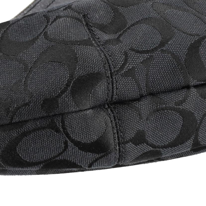 COACH コーチ/シグネチャー/セミショルダーバッグ/ブラック/F13740//D09**/ABランク/18