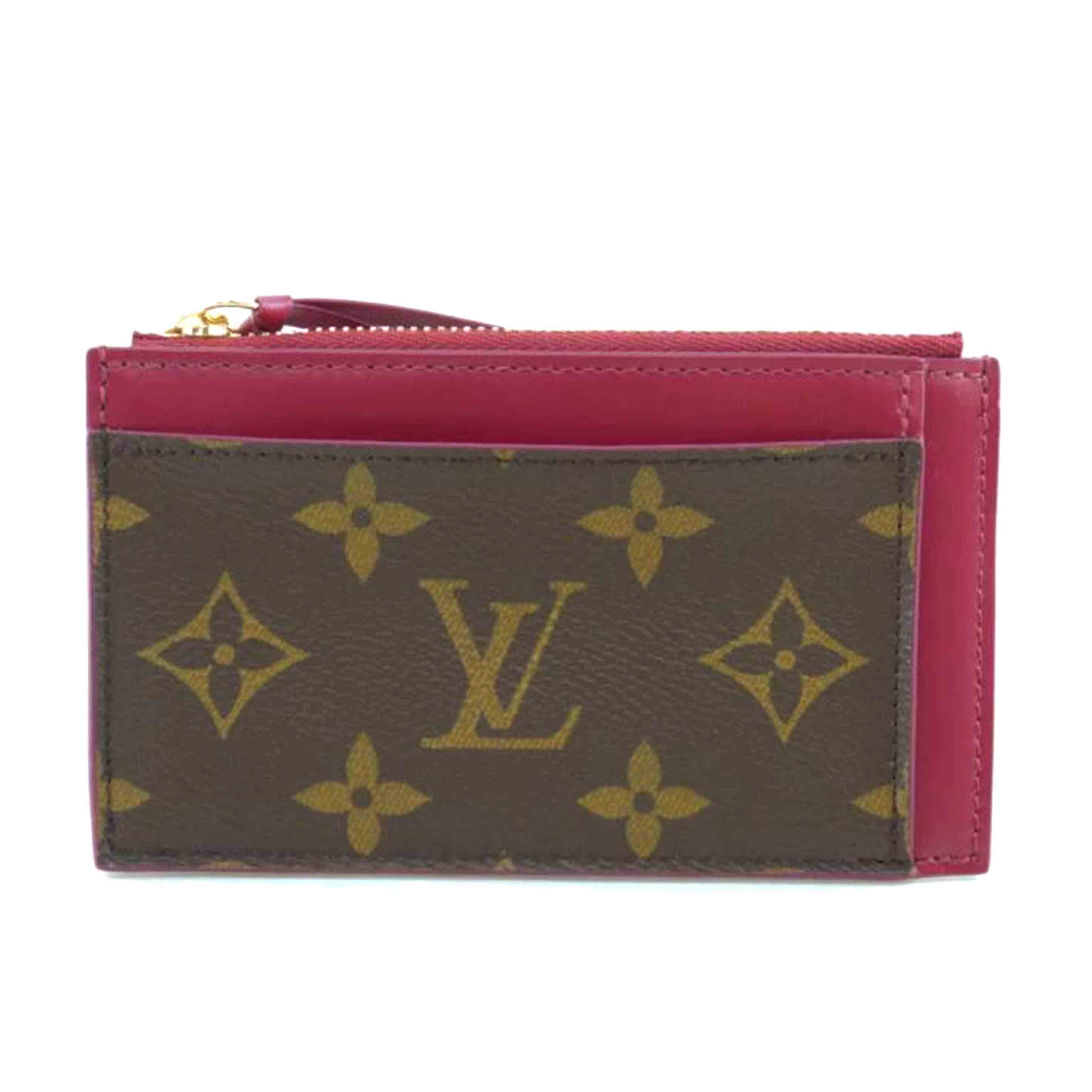 LOUIS VUITTON ルイ・ヴィトン/ポルト カルト ジップ/モノグラム/フューシャ/M67889//NZ2***/ABランク/64