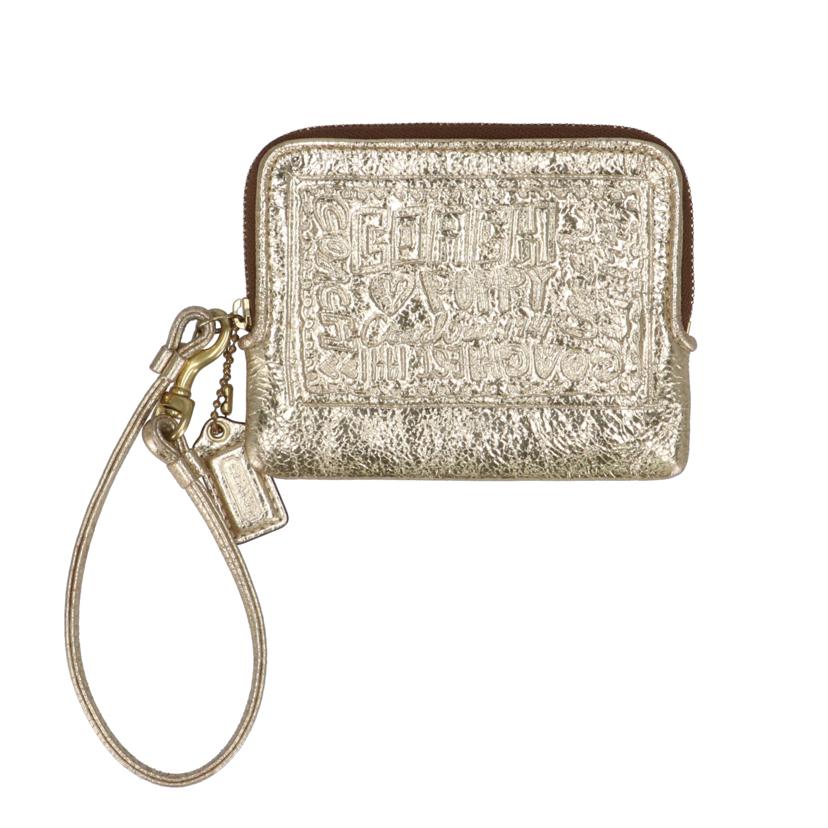 COACH コーチ/ポピー/リスレットポーチ/コインケース/ゴールド//ABランク/18