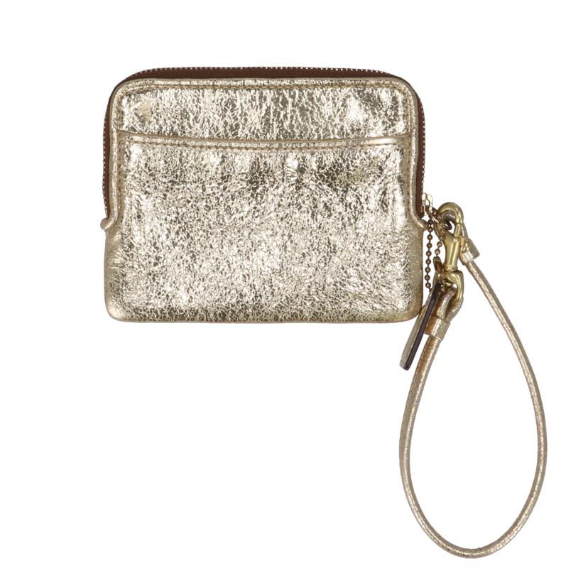 COACH コーチ/ポピー/リスレットポーチ/コインケース/ゴールド//ABランク/18