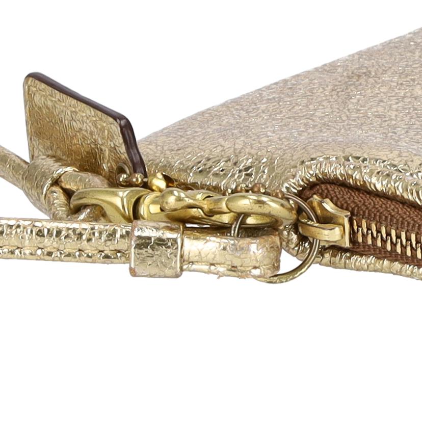 COACH コーチ/ポピー/リスレットポーチ/コインケース/ゴールド//ABランク/18