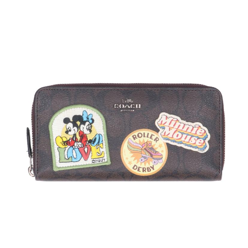 COACH コーチ/コーチ×ディズニー/長財布/F31350//A17**/Aランク/07