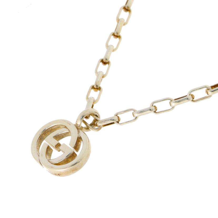 GUCCI グッチ/インターロッキングシルバーネックレス//ABランク/06