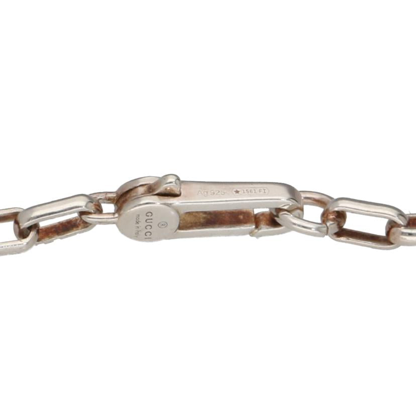 GUCCI グッチ/インターロッキングシルバーネックレス//ABランク/06