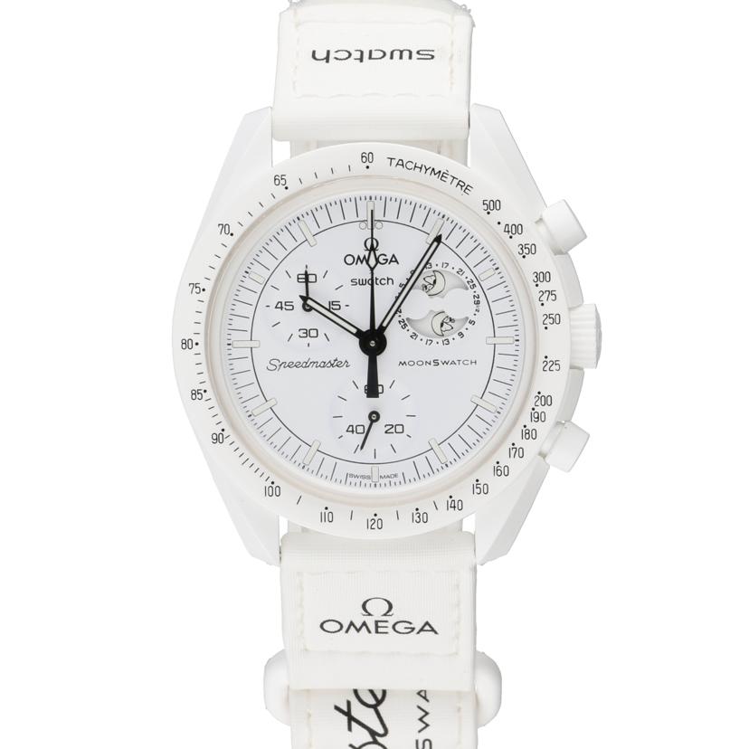 OMEGA×swatch オメガ×スウォッチ/ミッショントゥザムーンフェイズ/フルムーン/スヌーピー/SO33W700//SAランク/18