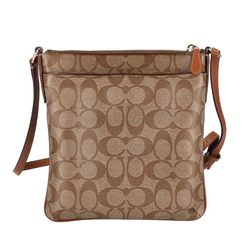 COACH コーチ/ショルダーバック/シグネチャーキャメル//Aランク/07