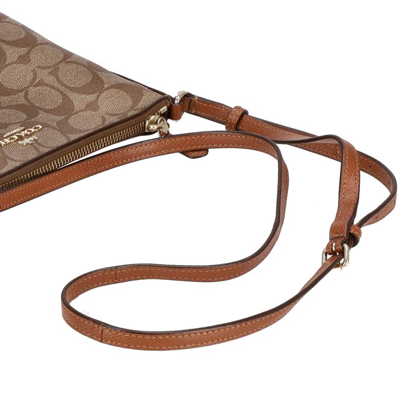 COACH コーチ/ショルダーバック/シグネチャーキャメル//Aランク/07