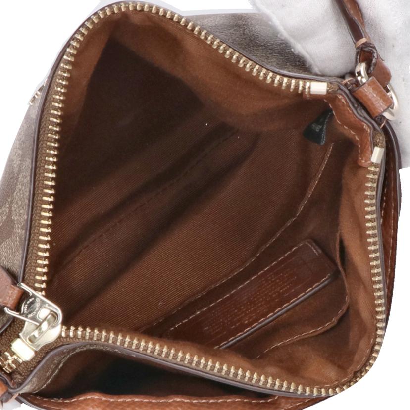 COACH コーチ/ショルダーバック/シグネチャーキャメル//Aランク/07