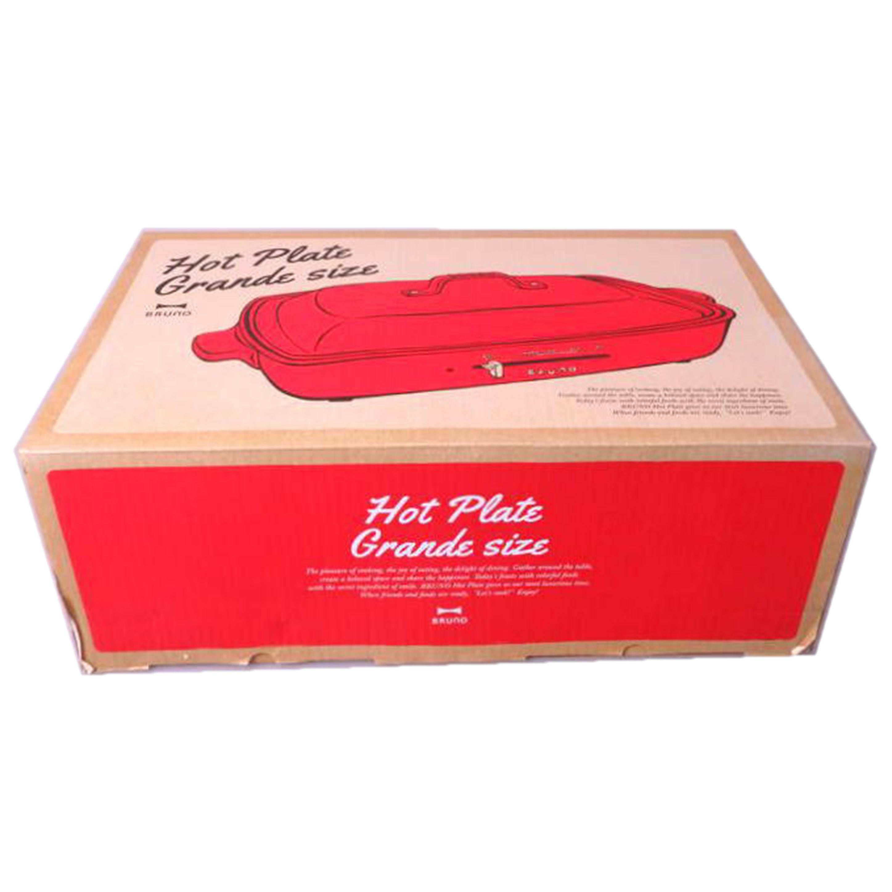 BRUNO ブルーノ/ホットプレート グランデサイズ/BOE-026RD//SAランク/76