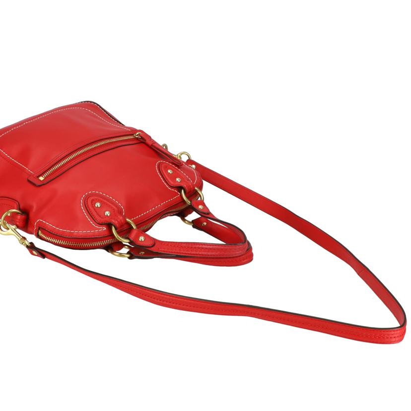 COACH コーチ/2WAYレザーショルダーバッグ/レッド/22422//L12**/ABランク/18