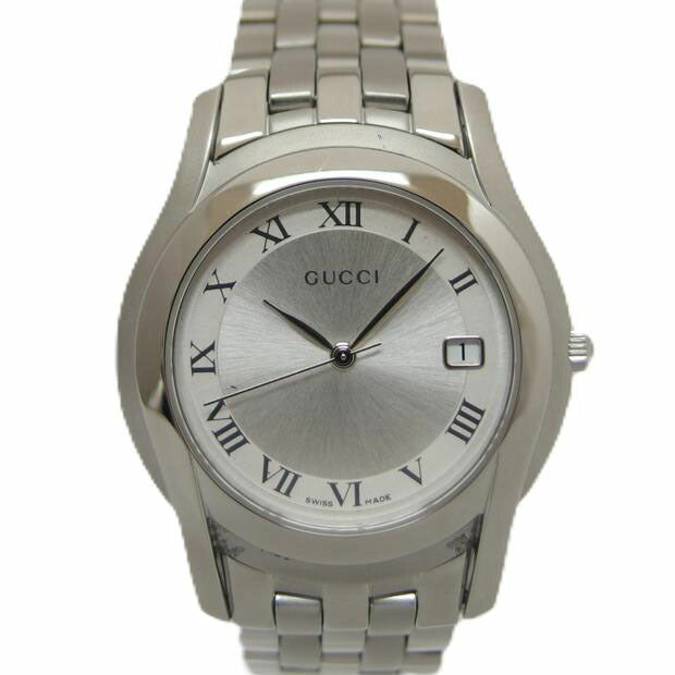 GUCCI グッチ/Gクラス・シルバー/メンズ/クオーツ/5500M//020****/Aランク/04