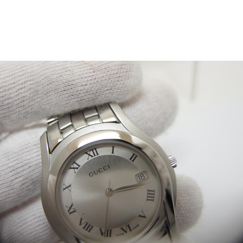 GUCCI グッチ/Gクラス・シルバー/メンズ/クオーツ/5500M//020****/Aランク/04
