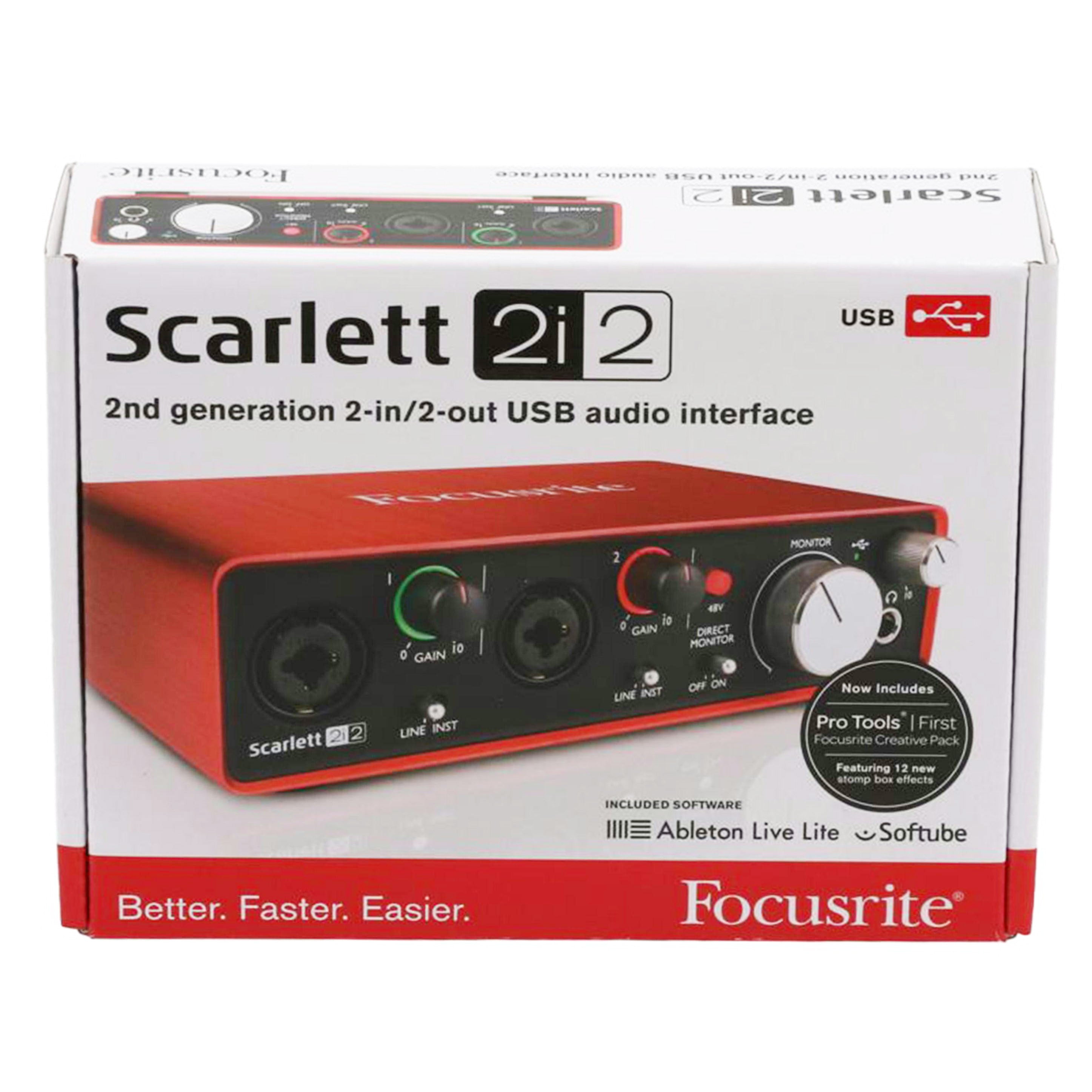 Focusrite フォーカスライト/オーディインターフェイス/Scarlett 2i2 2nd Gen//v467080195900/Sランク/25