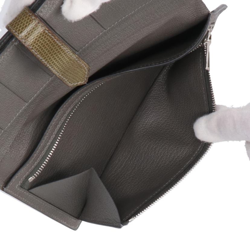 HERMES エルメス/ベアンスフレ/リザード/□ 刻(2009年製)//7NM/Bランク/19