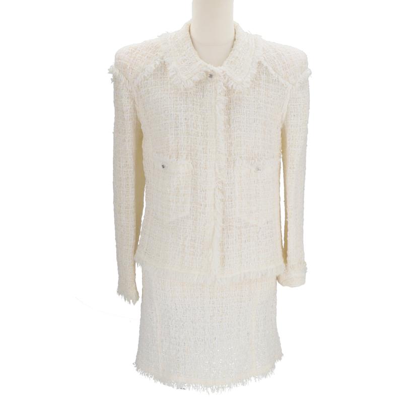 CHANEL シャネル/ヴィンテージツイードセットアップ/P11219V06664//サイズ:38/ABランク/93