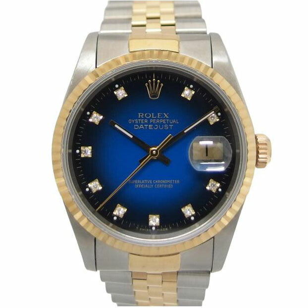ROLEX ロレックス/デイトジャスト・10PD/ブルーグラデーション/X番/16233G//X62****/Aランク/18