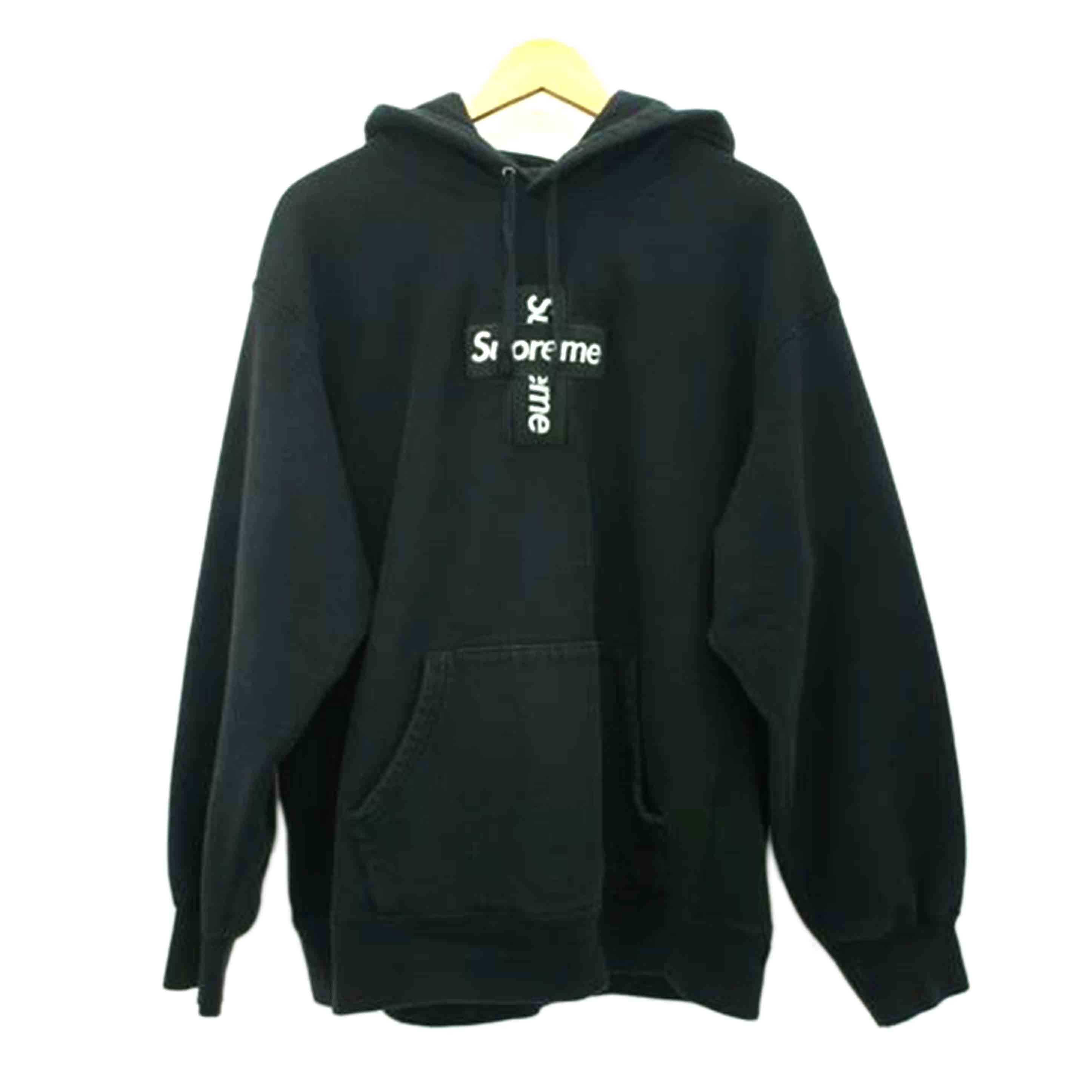 Supreme シュプリ-ム/Supreme クロスBOXロゴパーカー//101838/Bランク/20