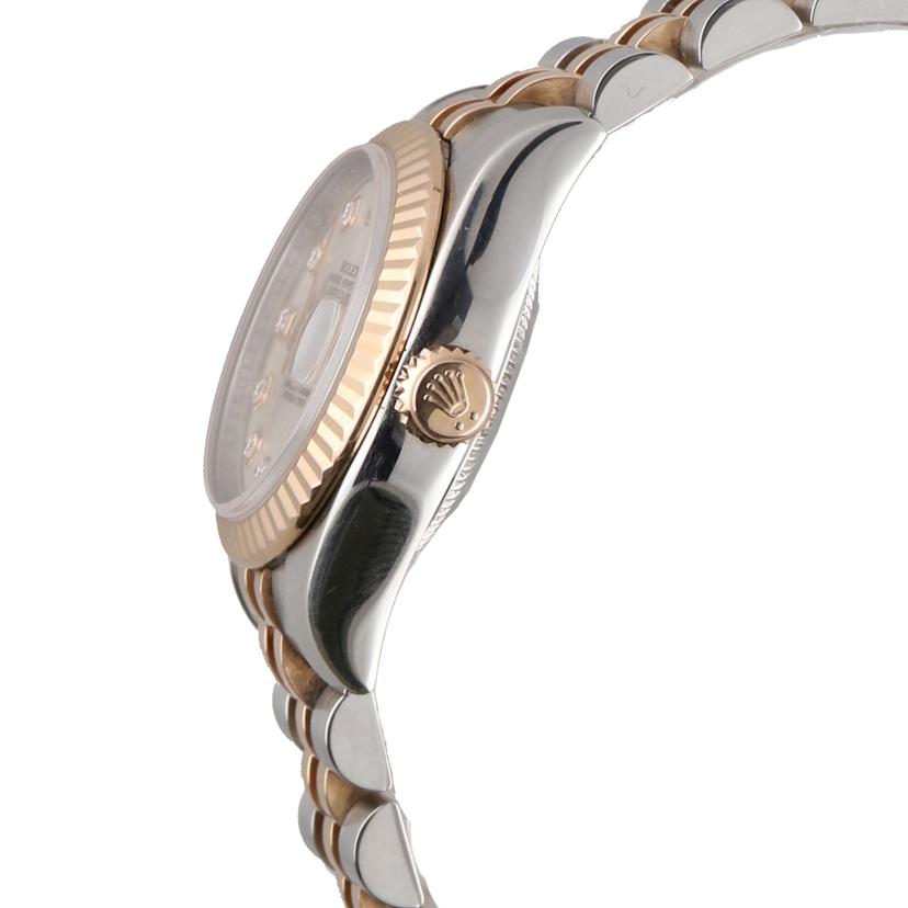 ROLEX ロレックス/レディ・デイトジャスト・シルバー/10Pダイヤ/M番/179171G//M32**********/Aランク/75